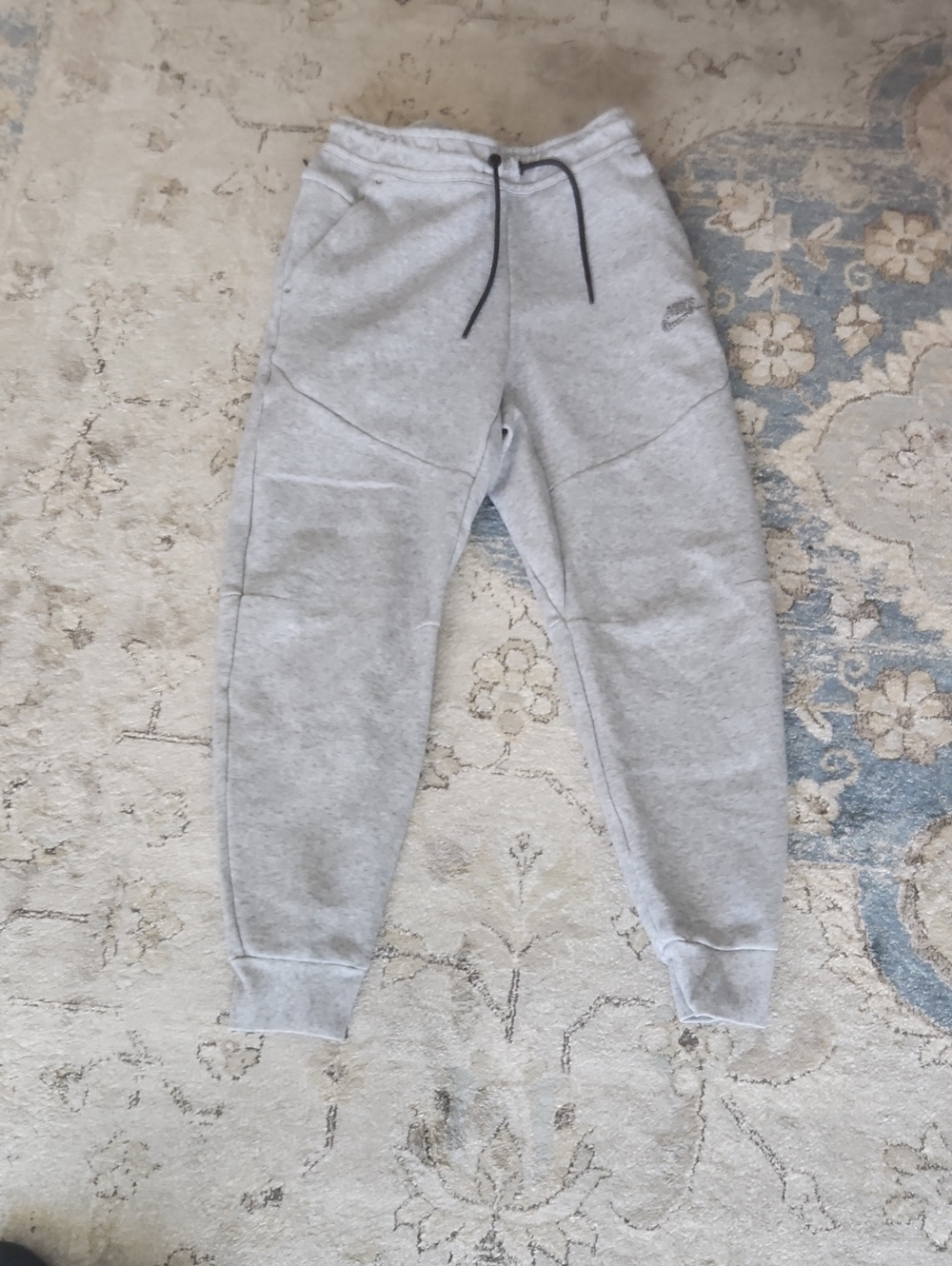 Nike Grey Sweatpants with Black Drawstring